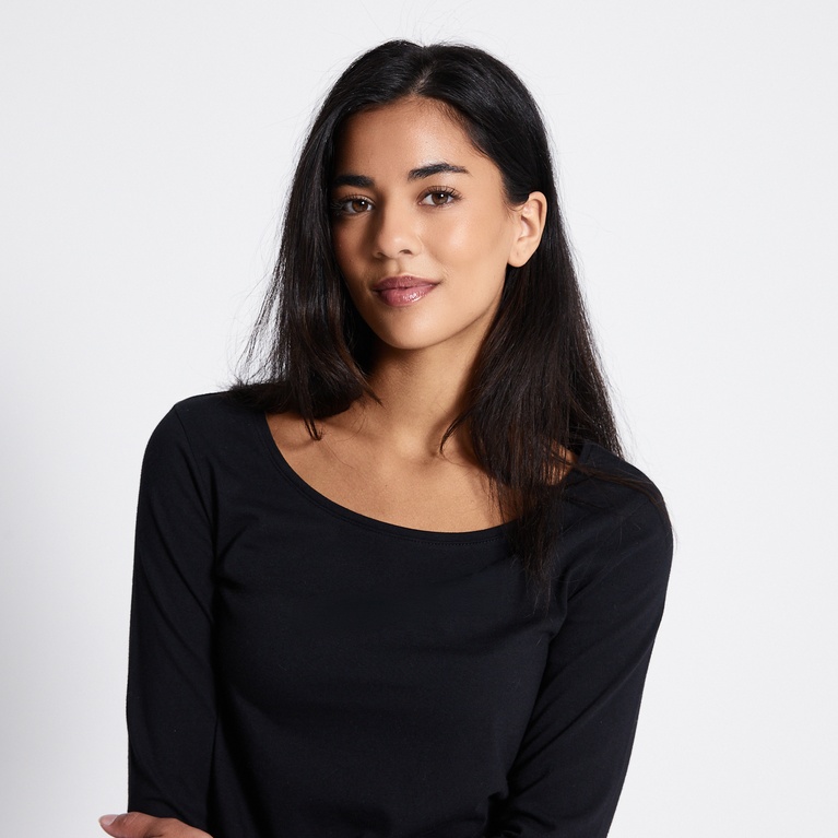 Basic long sleeve top "Fredrika"